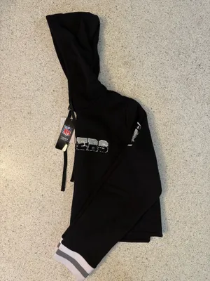 National Football League Team Apparel Raiders Crop NFL Women’s hoodie thumbnail 4