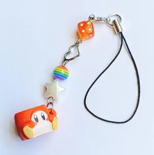 Handmade Kawaii game anime mug phone strap/bag charm/keychain/room&car decor🧡 thumbnail 1
