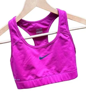 Nike Pro Dri-Fit Pink Sports Bra Medium thumbnail 1