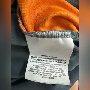 Nike Dri-FIT Gray & Orange Running‎ Shorts Size XS thumbnail 7