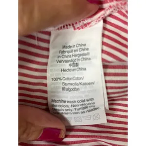 J.Crew Tie-Waist Shirtdress Red White Stripe Cotton Button Front Belted 8 New thumbnail 8