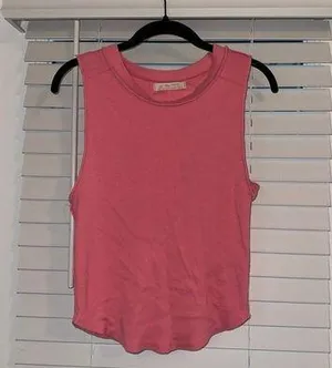 Free People We The Free Pink Top thumbnail 1