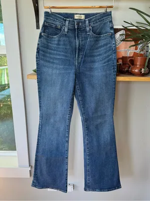 Madewell The Perfect Vintage Flare Jean in Dark Wash Denim Sz 27 thumbnail 12