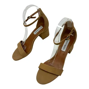 Steve Madden Irenee Tan Suede Block Heel Sandals Size 6.5 thumbnail 4