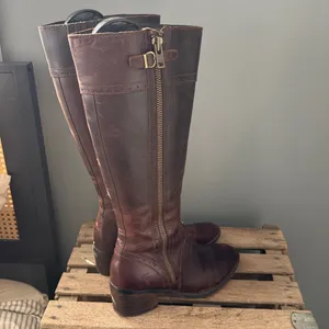 Born Poly Tall Heeled Distressed‎ Riding Boots 7.5 thumbnail 7