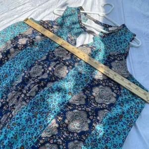 UMGEE size L floral tank top tunic. Loose fit boho festival thumbnail 6