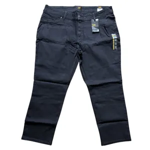Lee Women's Relaxed Fit Straight Leg Mid Rise Jeans 305-1884 Size 22W Short Peti thumbnail 12