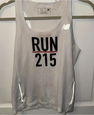 New Balance Women's White Vests-tanks-cami thumbnail 1