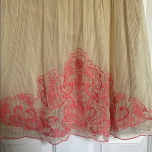 Flying Tomato Coral and Cream Dress thumbnail 4