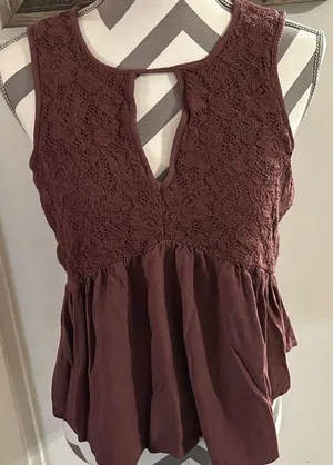 Maurice's Great lace eyelet tank thumbnail 1