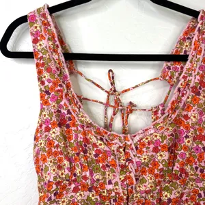 Free People NWOT Spring Blossom Combo Ellia Floral Printed 2 Piece Skort Set XS thumbnail 7