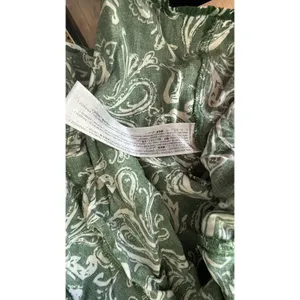 Mango Women's Ethnic Motifs Print Shirt Midi Dress Long Sleeve Size 4 Small 2734 thumbnail 13