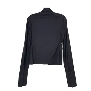 Max Studio Black Embroidered Shirt size M thumbnail 4
