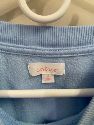 Colsie Baby Blue Sweatshirt and Jogger Set thumbnail 4