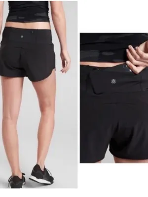 Athleta Black Running Free Shorts thumbnail 9