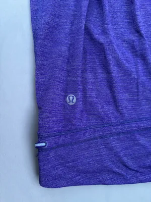 Lululemon Rest Less Tank Top Heather Bruised Berry Wee Striped Women’s Size 2 thumbnail 4