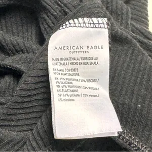 American Eagle Outfitters Women’s Wide Strap Black Bodysuit Sz L thumbnail 3