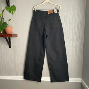 Levi’s Women’s High Rise Cinch Baggy Jeans - Black Wash Size 28 X 31 NWT thumbnail 12
