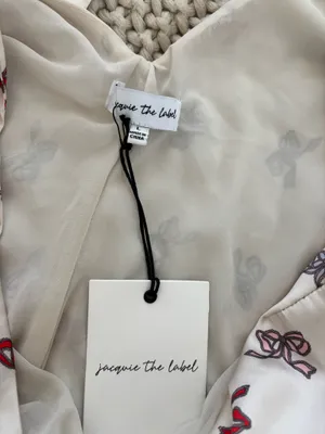 Jacquie the label bow dress thumbnail 3
