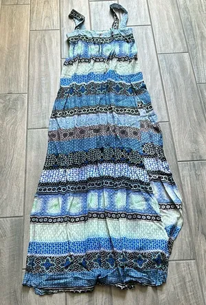 Nicole Miller sheer maxi dress thumbnail 1