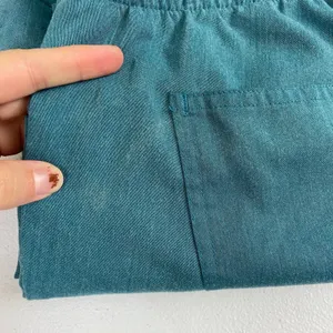 Grey's Anatomy women's teal elastic drawstring pocket‎ straight scrubs pants M thumbnail 8