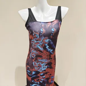 Others Follow Square Neck Spaghetti Strap Midi Dress thumbnail 2