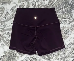 Lululemon Align 4” Biker Shorts Size 6 Grapę Thistle thumbnail 2