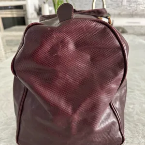 Vintage Bottega Veneta Leather Overnight‎ Duffle Bag thumbnail 2