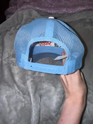 Bass Pro Shops blue and white trucker hat thumbnail 3
