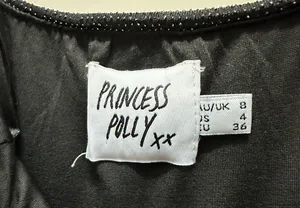 Princess Polly Reeva Mini Dress Black- Homecoming sparkly dress thumbnail 4