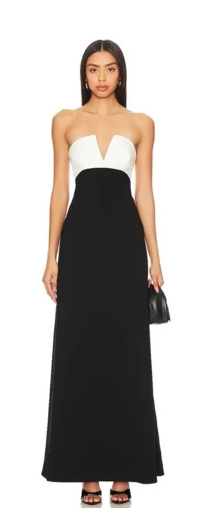 Lovers + Friends Dress Maxi Black thumbnail 1