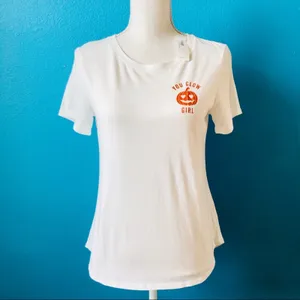 Old navy Halloween pumpkin top graphic T-shirt small new with tag thumbnail 2