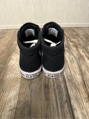 NWOB Converse Black & White High-Top Sneakers Size 7.5 thumbnail 10