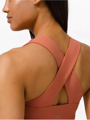 Lululemon athletica Women's Forward Fold Bra Rustic Coral Size 8 thumbnail 3