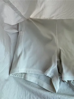 OFFLINE By Aerie Nylon Mini Skirt Off White sz S thumbnail 5