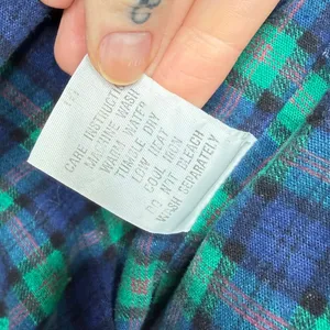 Vintage Sergio Valente VTG Western Pleated Flannel Puff Shoulder Denim Jacket thumbnail 9