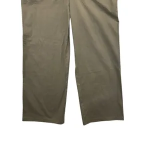 WHITE FOX Olive Green Wide Leg‎ Pants Tie Waist Drawstring Cargo Style thumbnail 4