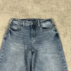 Judy Blue Jeans Womens 3 26 Baggy High Rise Stretch Medium Wash Wide Leg 28x29 thumbnail 2