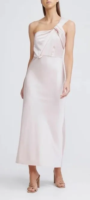 SIGNIFICANT OTHER Macy One-Shoulder‎ Midi Dress Size US 6 thumbnail 1