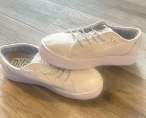 Hey Dude Cody Sport Shoes White Casual Sneakers Light Weight Slip-in thumbnail 1