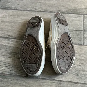 Converse Off-White Slip-On Sneakers well worn thumbnail 8