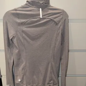 Lululemon 1/2 Zip Forthright Jacket Gray Mock Neck Running Scuba Women thumbnail 2