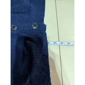 J.Crew Cardigan Sweater Women M Blue V-Neck Button Front AB050 Preppy Classic‎ thumbnail 7