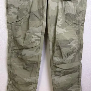 G Star Raw Danbury Field Cargo Pants Womens 26 Green Camo Utility Embroider Army thumbnail 3