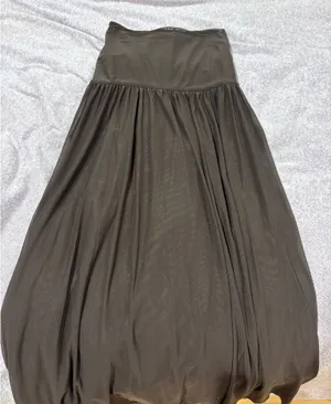 White Fox Dark Brown Maxi Skirt thumbnail 4