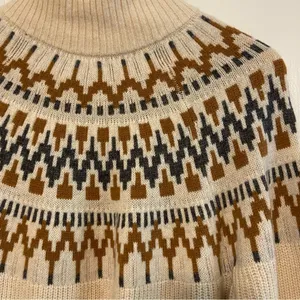 J. Crew Fair Isle Mockneck sweater thumbnail 4