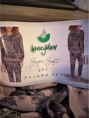 Honeydew Super Soft 2PC Floral Pajama Set XS thumbnail 3