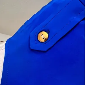 AMANDA UPRICHARD Courtney Cobalt Silk‎ Shirt Dress Size XS thumbnail 8