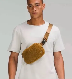 Lululemon Everywhere Belt Bag Burnt Caramel Camel Brown Fur Fanny Pack thumbnail 1