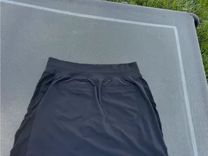 Athleta‎ Brooklyn Skort Skirt size 4 black sports tennis summer beach athletic thumbnail 7
